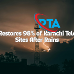 PTA Restores 98% of Karachi Telecom Sites After Rains