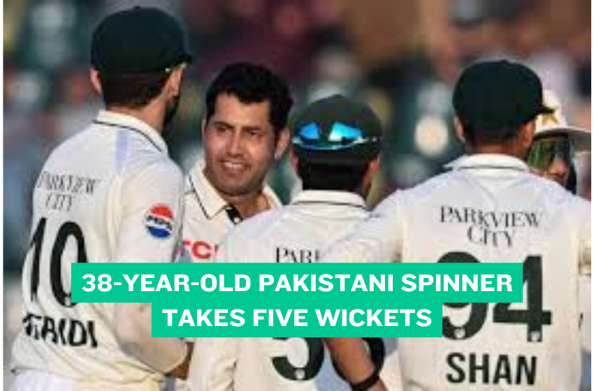 38-Year-Old Pakistani Spinner Takes Five Wickets