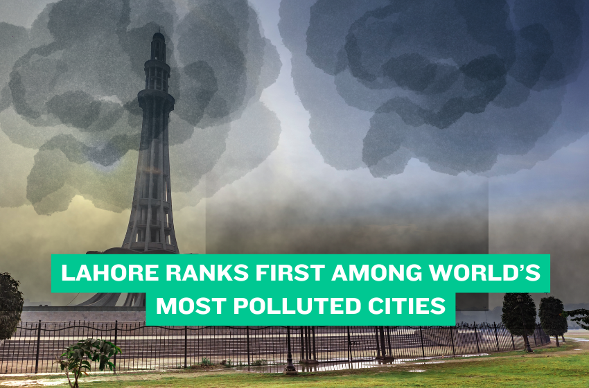 Lahore Ranks First Among World’s Most Polluted Cities