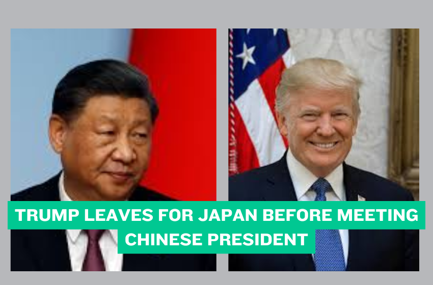 Trump Leaves for Japan Before Meeting Chinese President