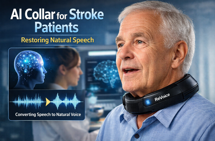 AI Collar for Stroke Patients Restores Natural Speech