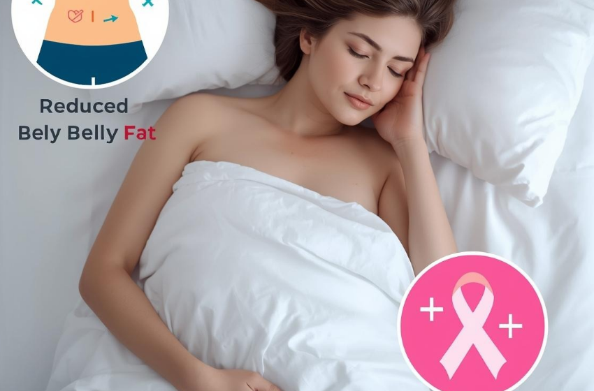 Good Sleep Reduces Belly Fat and Breast Cancer Risk