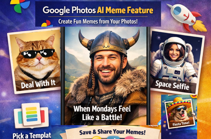 Google Photos New AI Meme Feature Makes Meme Creation Easy