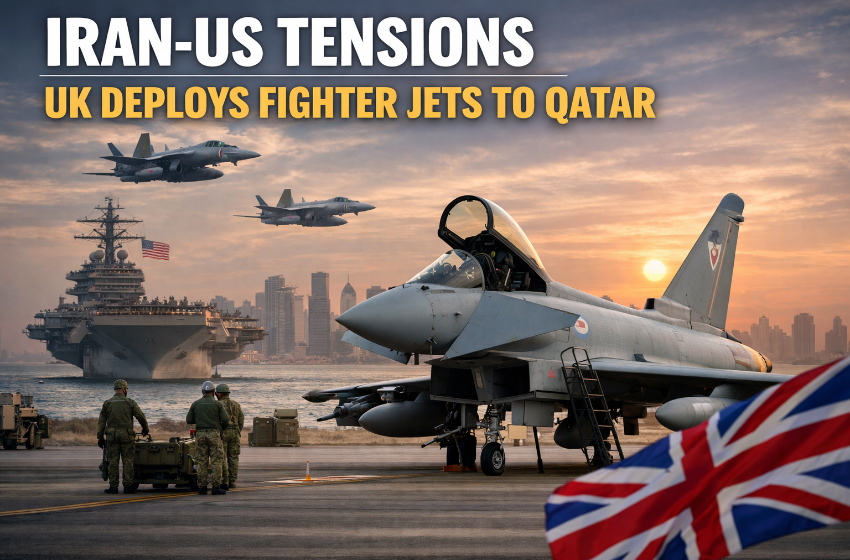 Iran US Tensions: UK Deploys Fighter Jets to Qatar