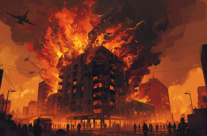 Karachi Gul Plaza Fire Claims 10 Lives