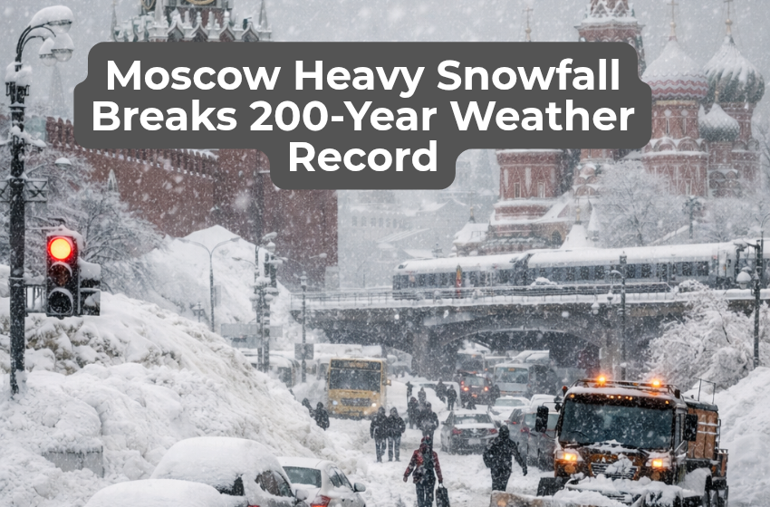Moscow Heavy Snowfall Breaks 200-Year Weather Record