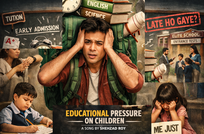 Shehzad Roy ‘s Song on Educational Pressure on Children