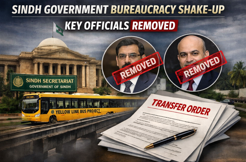 Sindh Government Bureaucracy Shake-Up Removes Key Officials
