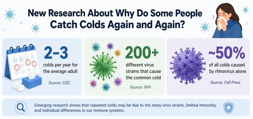 why some people catch colds repeatedly