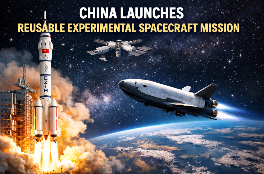 China Launches Reusable Experimental Spacecraft Mission