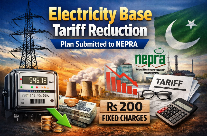 Electricity Base Tariff Reduction Plan Submitted to NEPRA