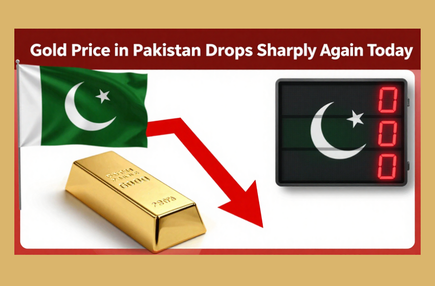 Gold Price in Pakistan Drops Sharply Again Today
