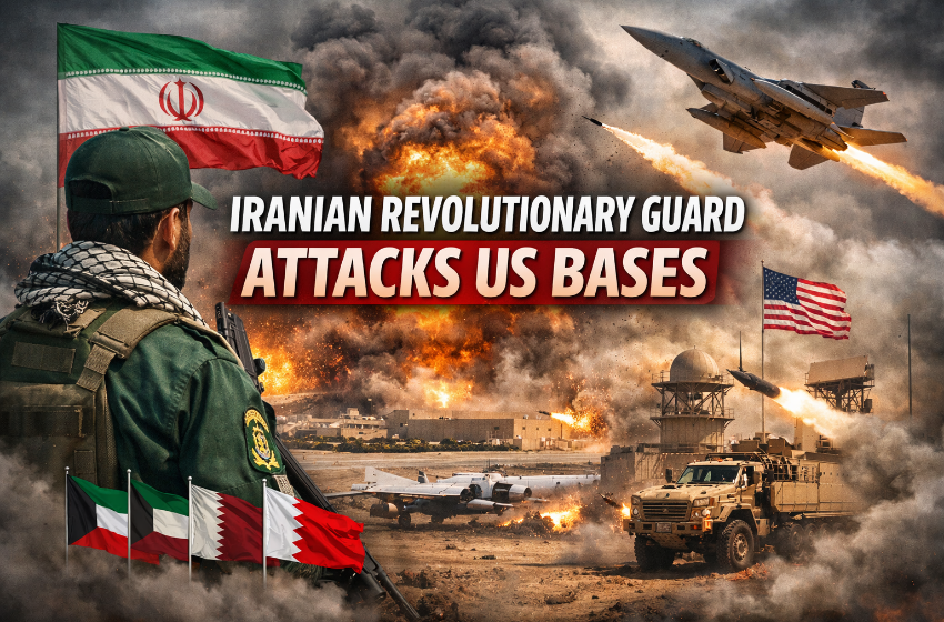 Iranian Revolutionary Guard Attacks US Bases in Middle East