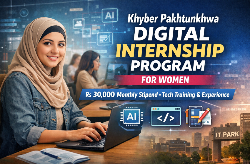 Khyber Pakhtunkhwa Digital Internship Program for Women