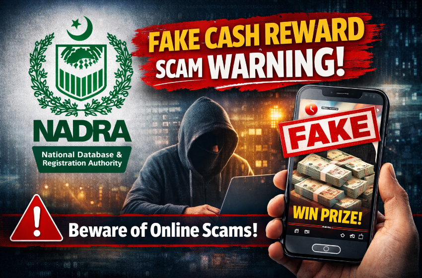 NADRA Fake Cash Reward Videos Warning to Citizens