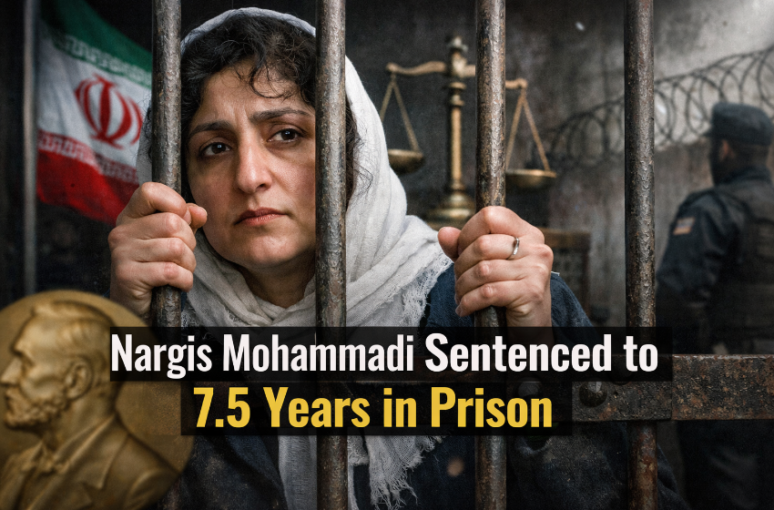 Nargis Mohammadi Prison Sentence to 7.5 Years in Iran Jail