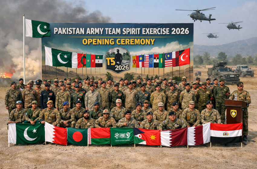 Pakistan Army Team Spirit Exercise 2026 Opening Ceremony