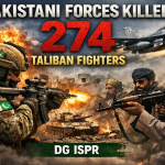 Pakistani Forces Killed 274 Taliban Fighters
