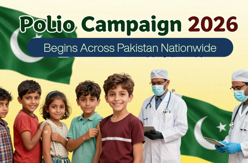 Polio Campaign 2026 Begins Across Pakistan Nationwide