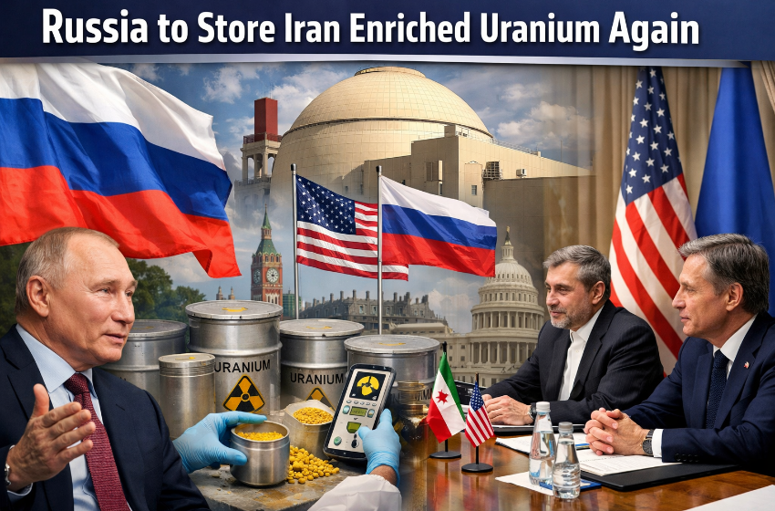 Russia Offers to Store Iran Enriched Uranium Again