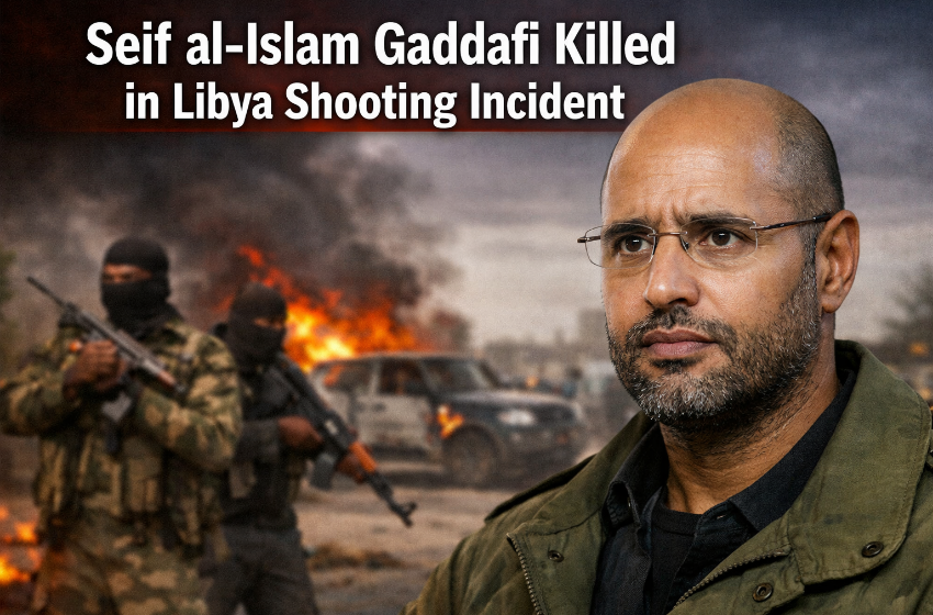 Seif al-Islam Gaddafi Killed in Libya Shooting Incident