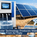 Solar Technology Produces Water From Air Daily
