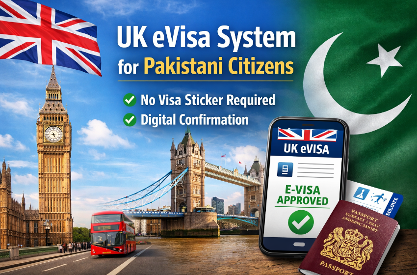 UK eVisa System for Pakistani Citizens Travel to UK Now Easy