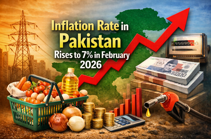Inflation Rate in Pakistan Rises to 7% in February