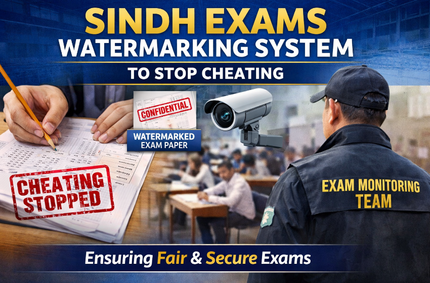 Sindh Exams Watermarking System to Stop Cheating Fast