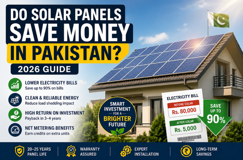 Do Solar Panels Save Money in Pakistan? (2026 Complete Guide)