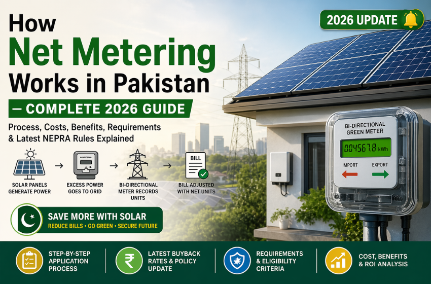 How Net Metering Works in Pakistan (2026 Guide)