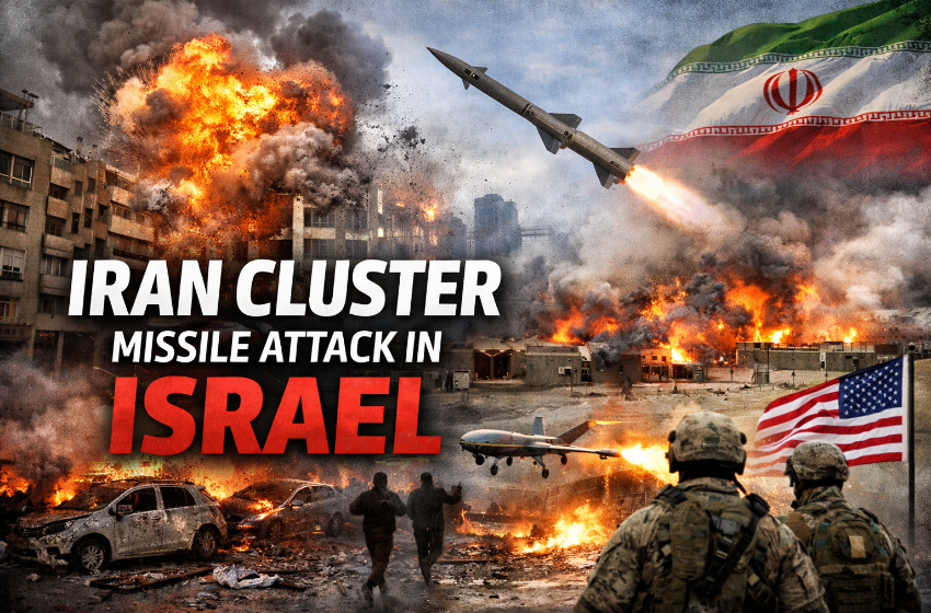 Iran Cluster Missile Attack Injures Several in Israel Cities