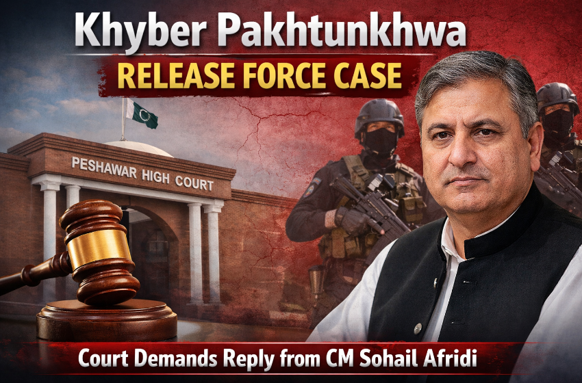 Khyber Pakhtunkhwa Release Force Case Court Notice