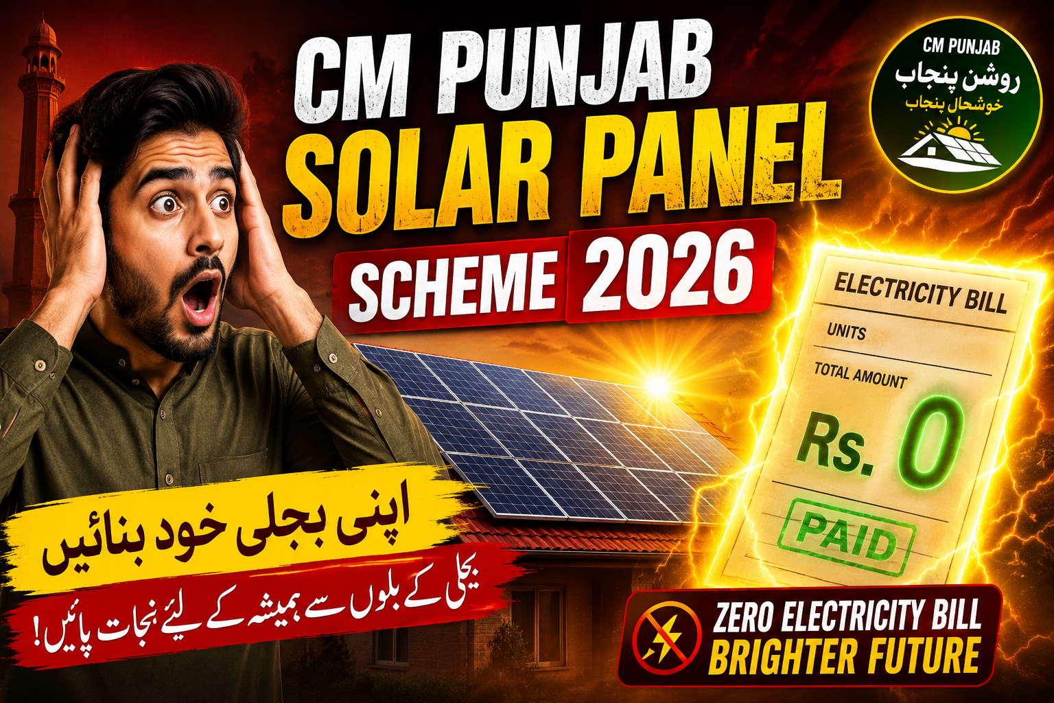 CM Punjab Solar Panel Scheme 2026: Free Energy Guide