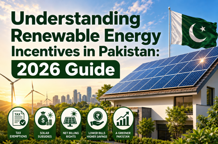 Understanding Renewable Energy Incentives in Pakistan: 2026 Guide