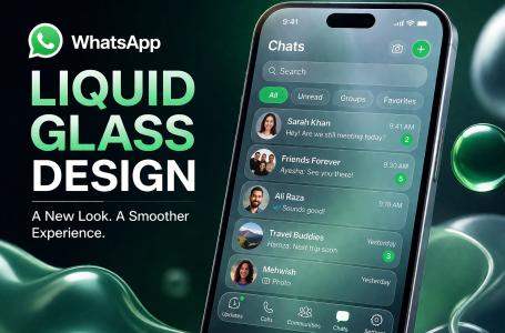 WhatsApp Liquid Glass Design