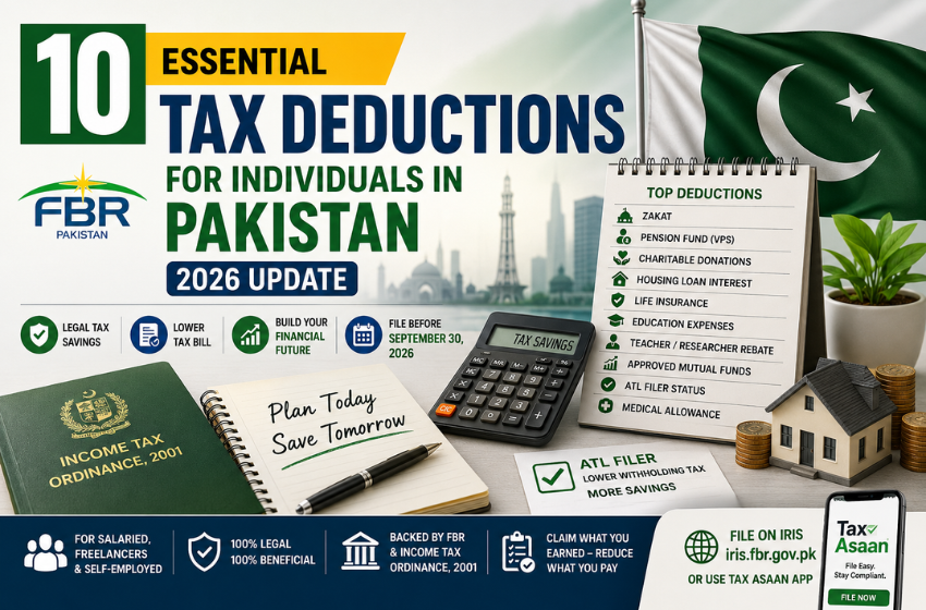 10 Tax Deductions for Individuals in Pakistan 2026