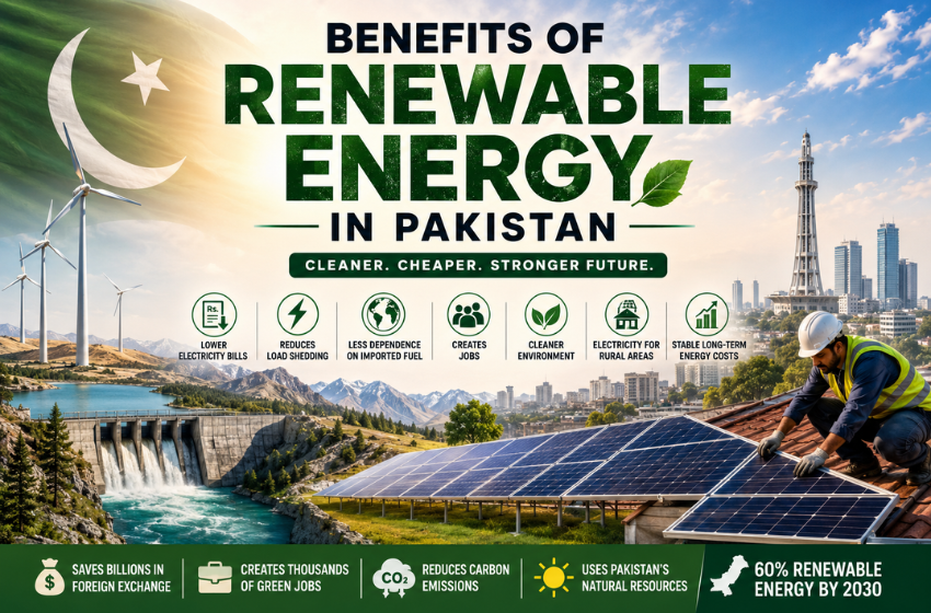Benefits of Renewable Energy in Pakistan