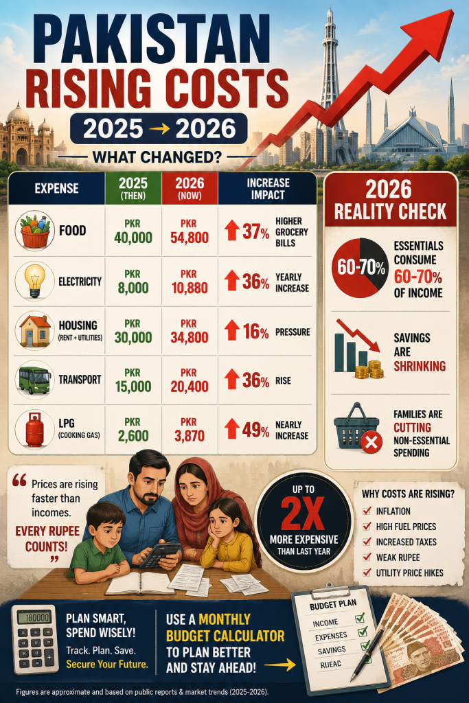 Rising costs in Pakistan 2025-2026
