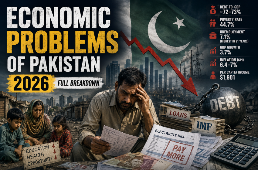 Economic Problems of Pakistan 2026: Full Breakdown
