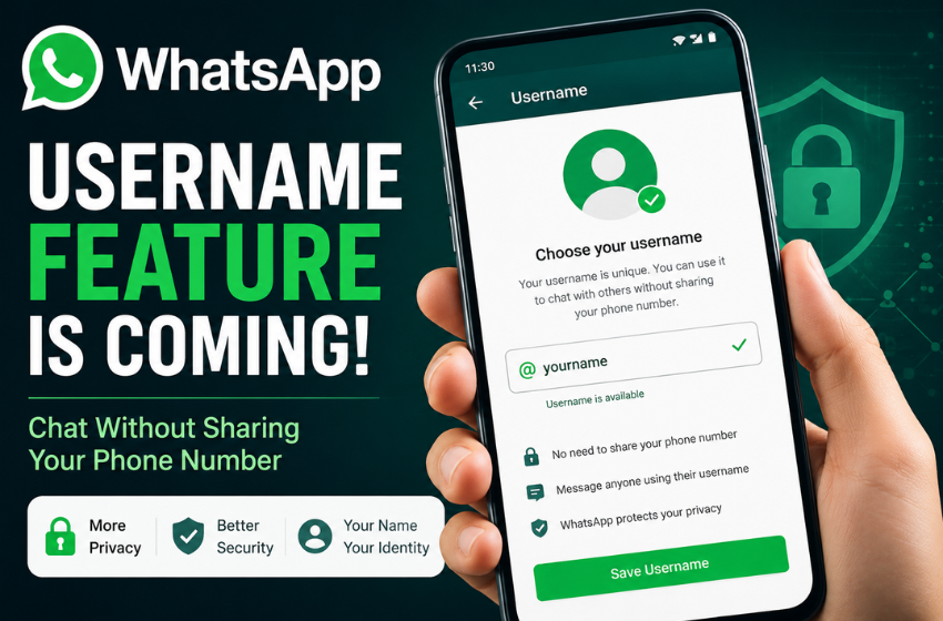WhatsApp Username Feature Explained: Why Users Should Save Their Name Before It’s Taken