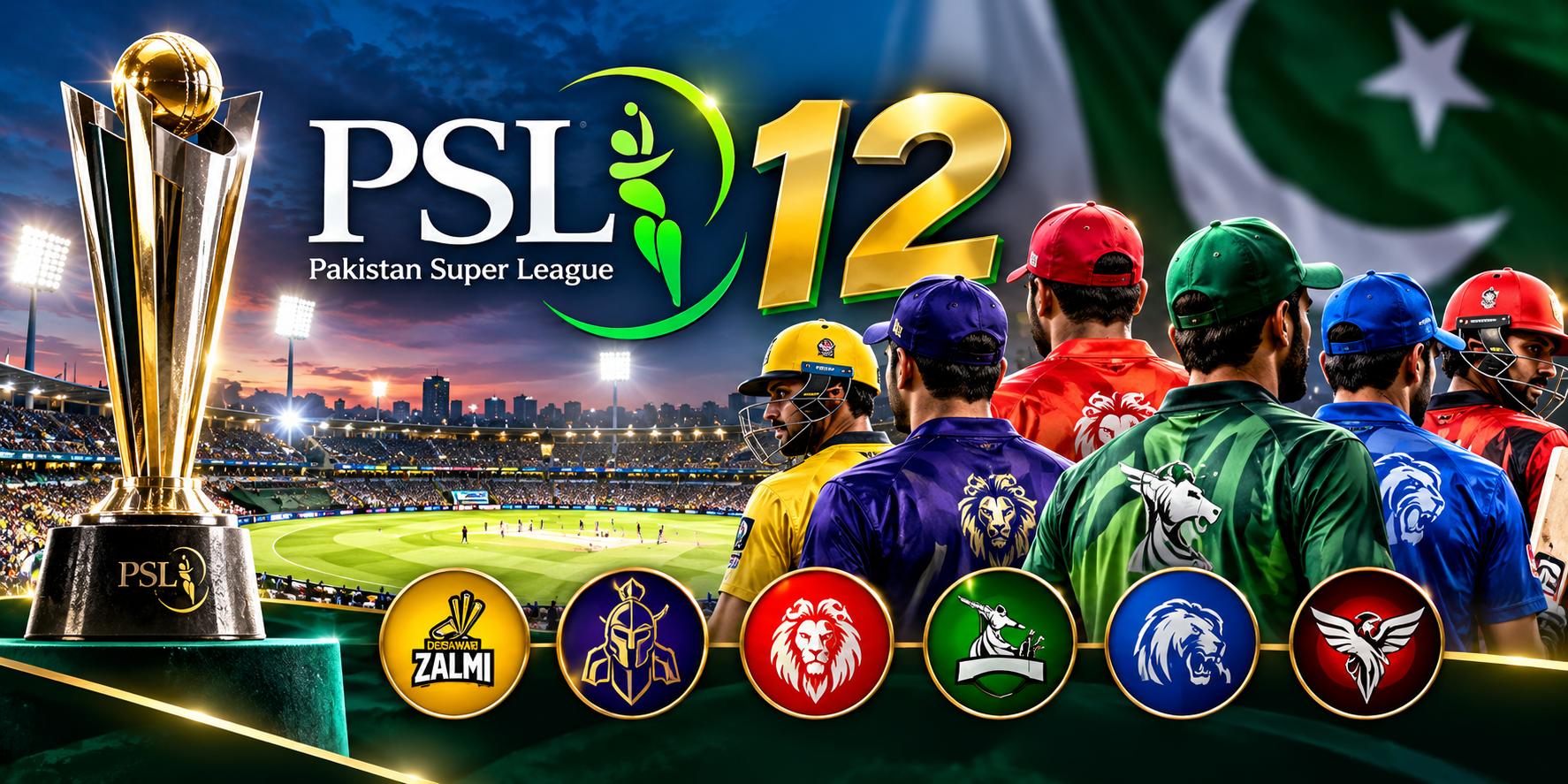 PSL 12 Player Retention Rules: PCB Finalises Auction and Squad Plans