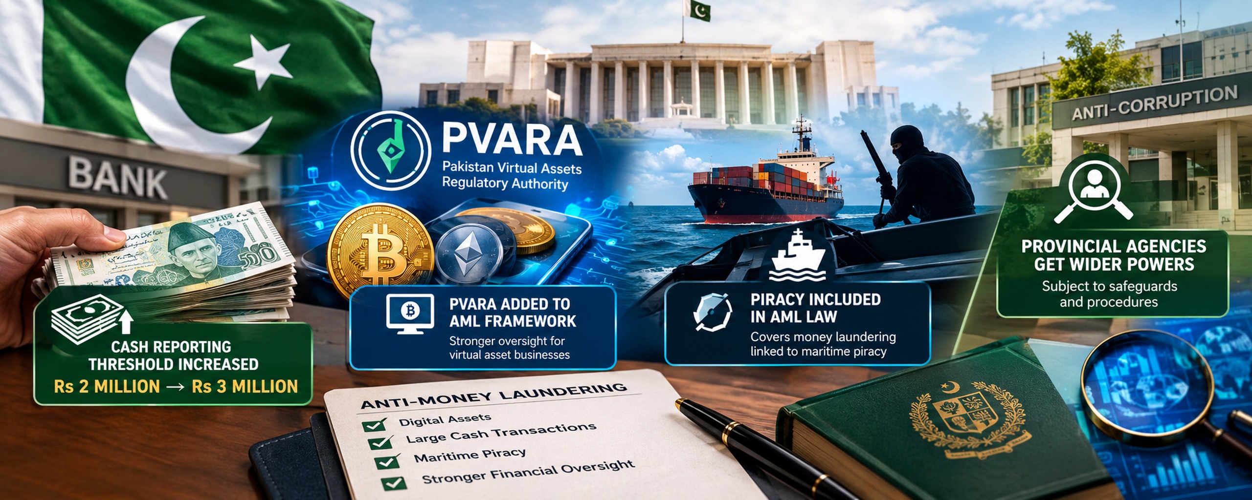 Pakistan Tightens Money Laundering Rules: What Changes for Crypto and Cash Transactions?